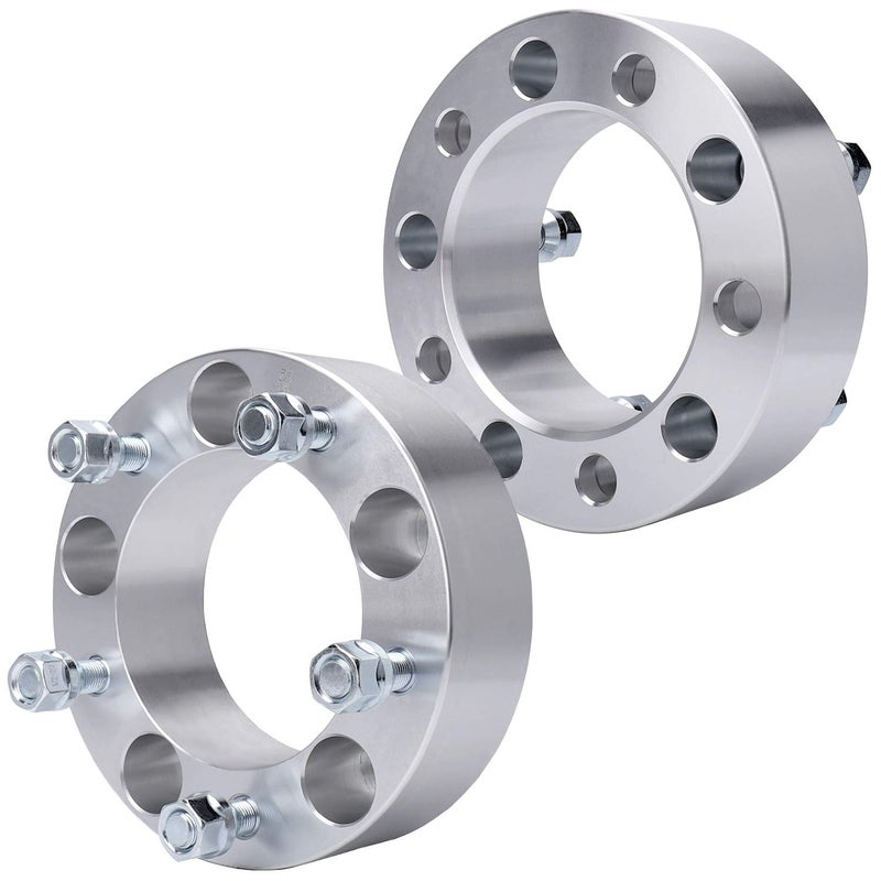 IRONTEK 2" 5x139.7mm Wheel Spacers (1/2" x20 Studs 108mm Hub Bore) 5x5.5 Hubcentric Wheel spacers fit Ford E150/F150 /Bronco, for Dodge Ram 1500 Van/B1500/W150, for Jeep CJ3 CJ5 CJ5A CJ6 CJ6A CJ7 - Image 1